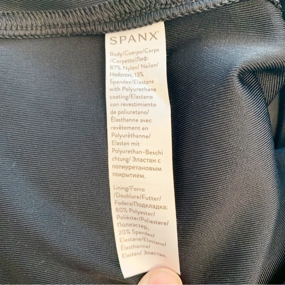Spanx Faux Leather Legging Medium Black